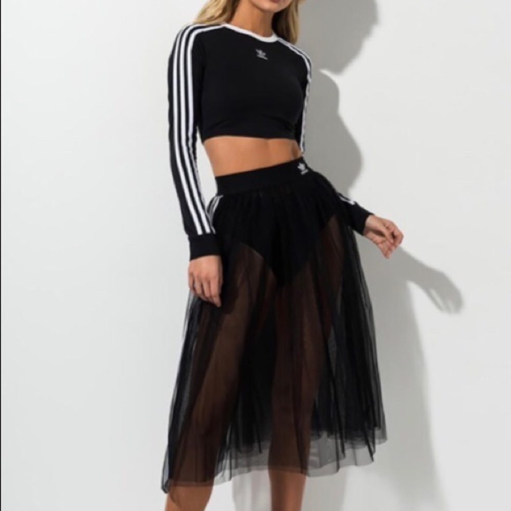 Adidas tulle skirt NWTs size Small